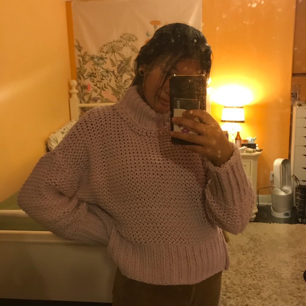 NWOT Free People Purple Sweater